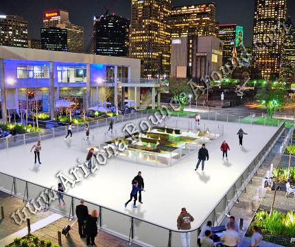Portable Ice Skating Rink Rental - Holiday Party Ideas - Phoenix, Scottsdale, Tempe, AZ